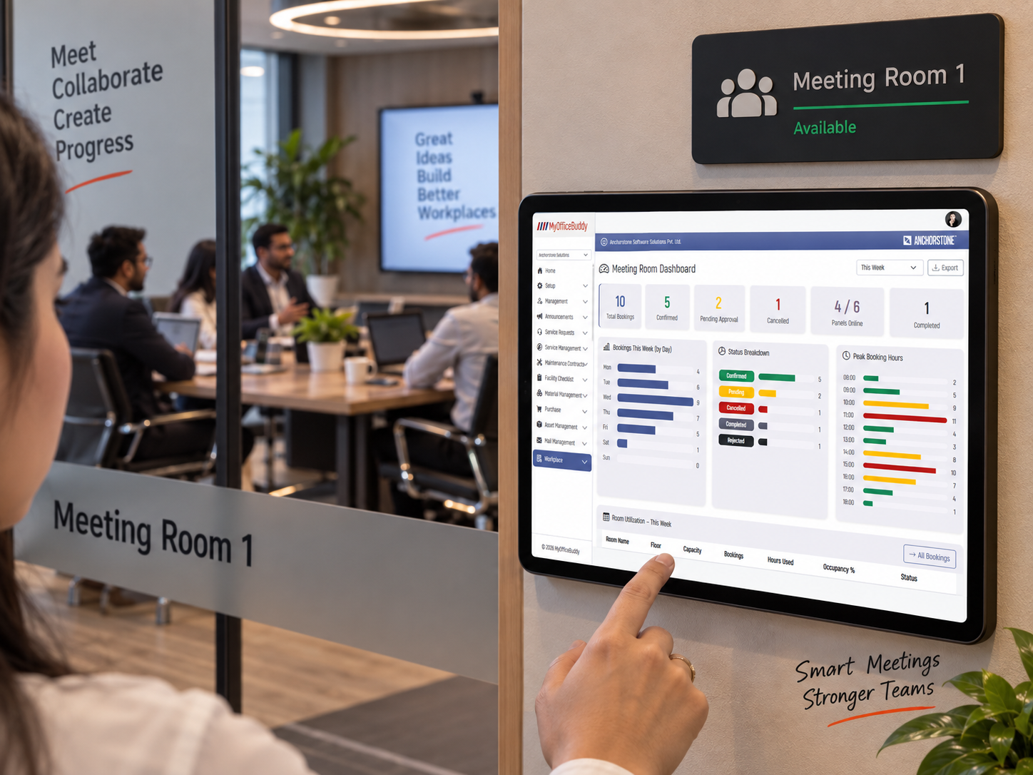 Meeting Room Booking - MyOfficeBuddy