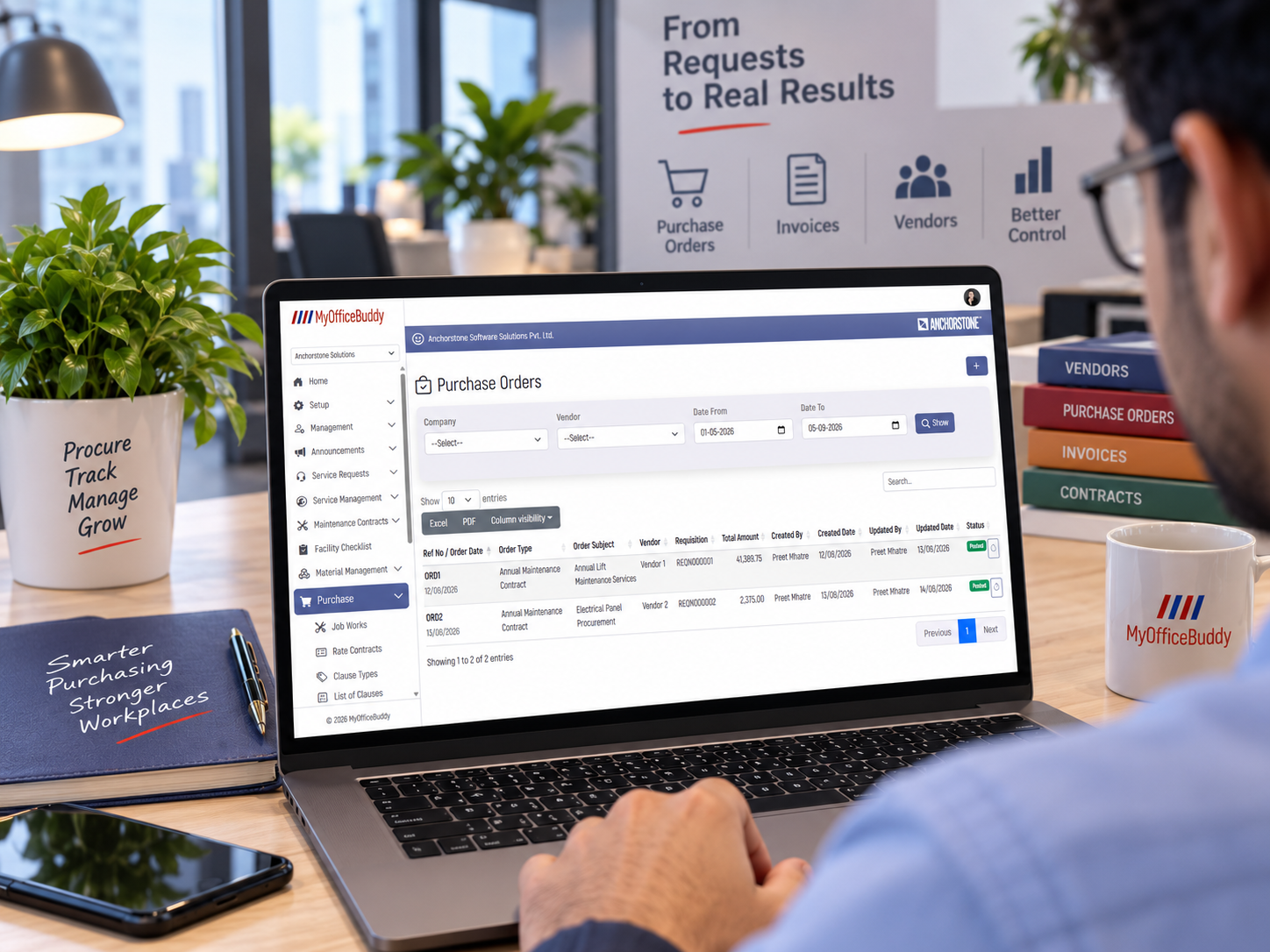 Purchase & Procurement - MyOfficeBuddy