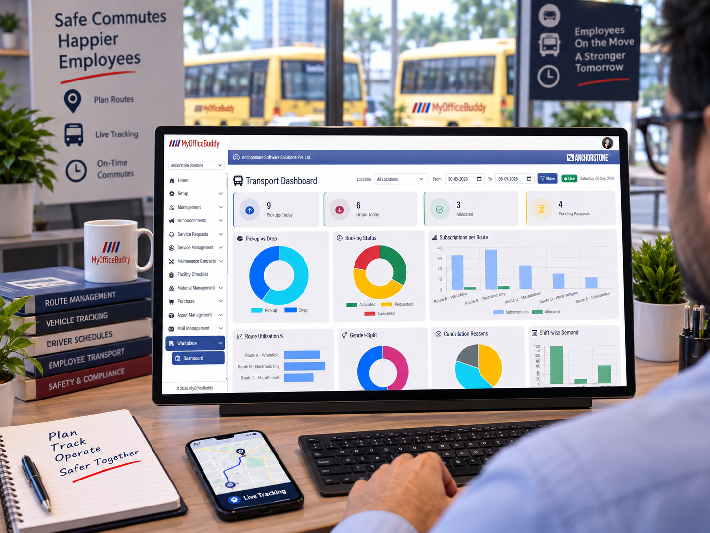 Transport Management - MyOfficeBuddy