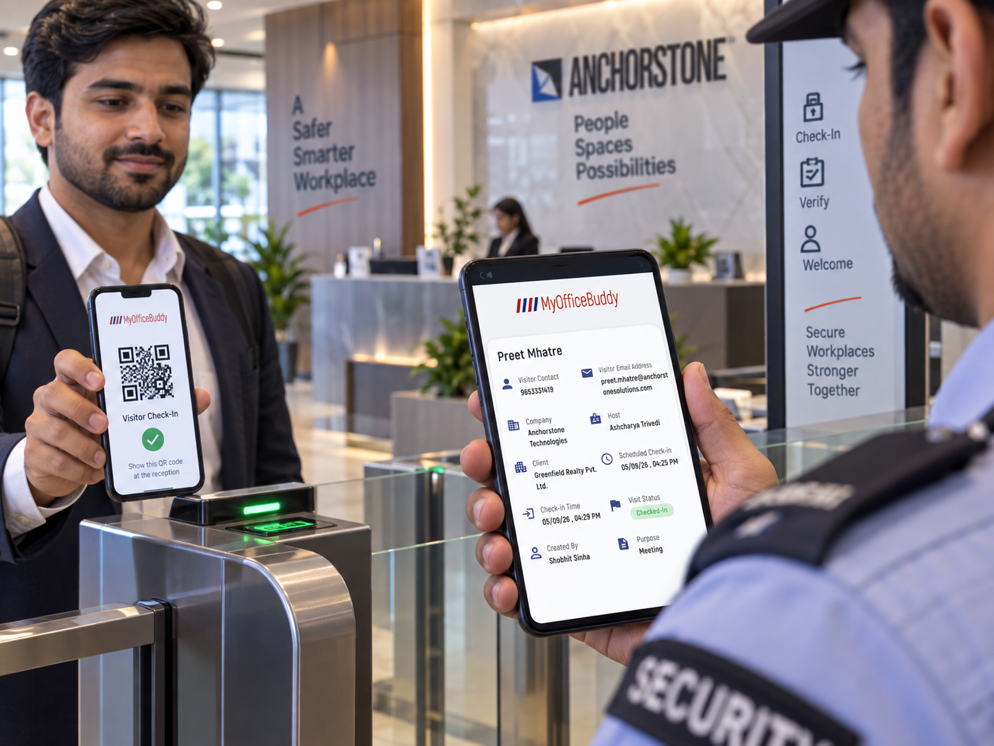 Visitor Management - MyOfficeBuddy
